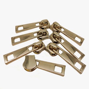 Wholesale Custom Metal Zipper Puller Slider Waterproof Zinc Alloy Multipurpose for Jackets Handbags Garments Sizes 3# 5# 7# 8#