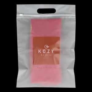 Biodegradable Tshirt Packaging With Handle Biodegradable Packaging Slider Zipper Bag for Garment