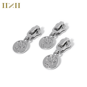 Garment Accessories Maker Custom Zippers Puller Head 3# 5# Zip Pull Custom Logo Zipper Puller and Sliders for Bags