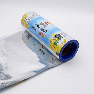 Custom Foil Laminated Aluminum Plastic Food Flexible Packaging Film Roll Sachet for Taro Tomatto Potato Chips Packaging