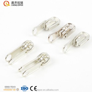 CHENQI Custom Color Slider 5# 8# Non-lock and Auto-lock Reversible Zipper Slider Head Runner for Clothing Tent