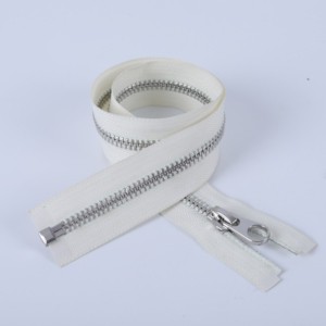 No. 5 Open-End Auto Lock Brass Zipper Slider Resin Metal Zipper Accessories for Garment Bag Jewelry Zipper Mould