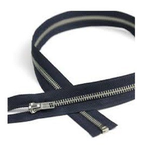 #5 OZL GMA Auto Lock Open-End Silver Teeth 100mm Nylon/Plastic/Metal Zipper