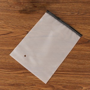Custom Printed logo Clothing Packaging Zipper Bag Slide Zip Lock t Shirt Underwear Frosted Matte Packing Clothes Plastic Bags