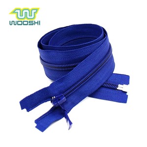 Wholesale Custom Color Nylon Running Shoes Long Chain #10 Auto Lock Zipper Open End Big Teeth Design Clothes Shoes Customized