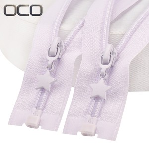 Factory Custom Multicolor Color Zipper Jacket 5# Nylon Coil Zipper Open End Zipper for Jacket Sportswear