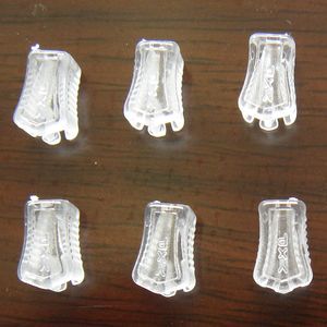 Factory Supplier Sustainable Use Customizable Shapes PE Eco-Friendly Transparent Multi-Color Plastic Zipper Slider Header