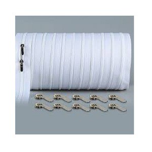 Wholesale Customizable Large Silicone Reverse Invisible Zipper with Long Chain for Bag Garment Luggage Shoe Usage