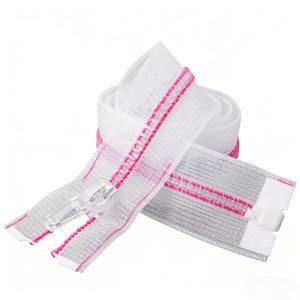 #5 Size Clear Nylon Open End Zipper for Bags Transparent Plastic Zipper Wholesale