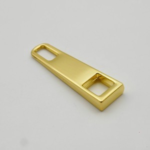 Custom Logo Auto Lock Plating Metal Zipper Slider Puller Zip Head