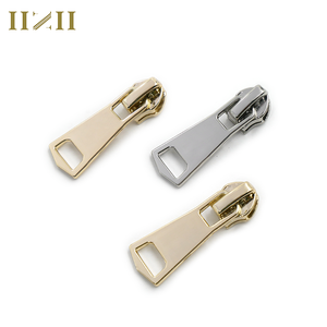 Wholesale Metal Custom Logo Zipper Pull Head Fancy Universal Zippers Puller Zipper Slider for Bag