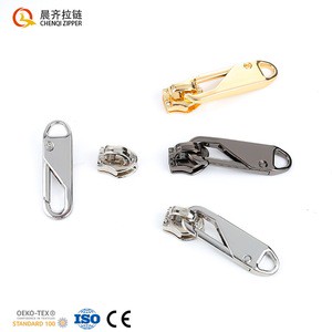Custom Wholesale Plating Variety Repair Kit Detachable Replacement Zipper Puller Slider Pull for Broken Buckle Travel Bag Sewing