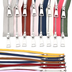 High Quality Direct Factory 5# Multi-color Double Slider Metal Zipper Cheap Zipper Can Wholesale