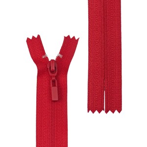 Hidden Teeth Auto Lock Slider #3 Close End Black Reverse Nylon Zipper