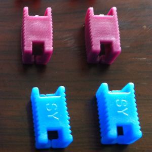 Custom Colorful PE Various Shapes Resealable Durable PVC Plastic Zipper Slider Header Use for Self Lock Bag