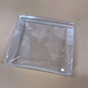 Wholesale Waterproof Clear Zip Lock Frosted Plastic Slider PVC Zipper Bag Travel Organizer Bag Set Cosmetic Bags Cases