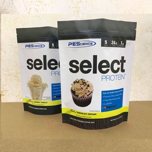 LOW MOQ Digital Print Stand up Doypack Light Proof Ice Cream Milk Protein Powder Cheese Aluminum Foil Mylar Packaging Zipper Bag