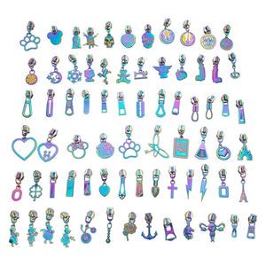 Wholesale Handbag China Logo Boot Personalized Silver Zipper Custom Slider Metal Zip Puller