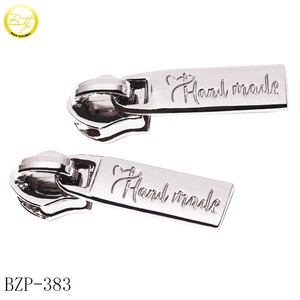 Wholesale Handmade Metal Enamel Zipper Pulls Accessory Locking Slider for Handbags Handmade Zipper Pull Name for Handbag