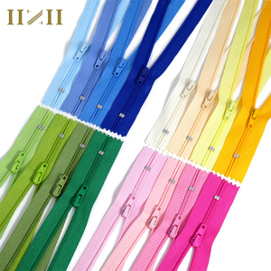 Wholesale Zippers for Pants Long Chain Nylon Closures Clothing Zippers Sewing Accessories Multicoloured Zipper