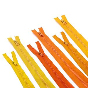 Wholesale Eco-Friendly Plastic Zipper with Long 3# 5# 8# Chains Custom Double Open & Close End Options Factory Direct