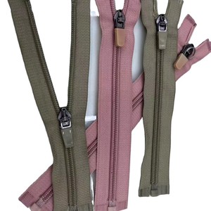 Yoga Clothing Zipper Nylon Open-end Auto Lock Slider Zinc Alloy High-quality Color Processing Custom Zipper Factory Wholesale