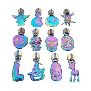 High Quality Customized Rose Gold Puller for Garment and Bags Zinc Alloy Handbag Zipper Slider