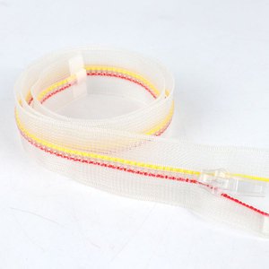Fashion #5 Precision Crafted Nylon Transparent Zipper with Slider for Bag & Luggage & Clothing Making