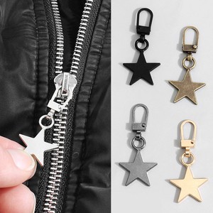 High Quality Star Shape Removable Alloy Zip Slider Replacement Detachable Metal Zipper Puller
