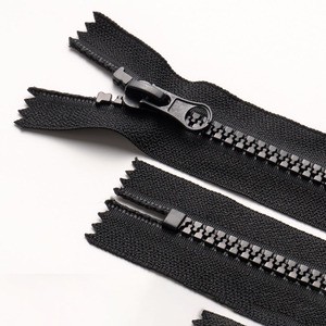 High Quality Size 5# Resin Zipper Double Open Tail Down Jacket Clothing Plastic Zipper Double Head Resin Zipper