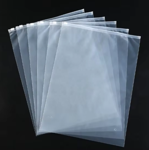 Wholesale Frosted Poly Bag with Ziplock PE Packaging Slide clear Custom Zipper
