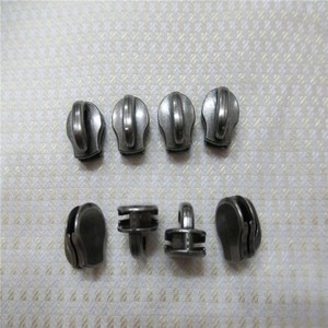 Original Imported YKK Excella Metal Zipper Slider Round Head Gray Teeth