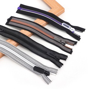 New Design 3#5#8# Recycled Double Sliders Long Chain Tape Pants Zipper Nylon Zipper for Punch