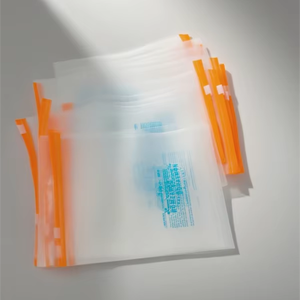 Custom Reusable Plastic Zipper Lock Packaging Bags - for Food and Fruit Storage Transparent Slider Zipper Bags