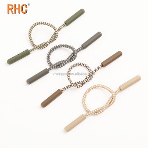 T-094# Outdoor Sports Fashion PVC Plastic Zipper Puller String Sport Zipper Sliders for Clothing Bags Zip Puller Outdoor Sports