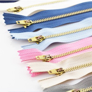 2026 NEW KJ High Quality Nylon Garment Zipper with Single or Double Lock Automatic Brass Metal YG Slider for Skirt