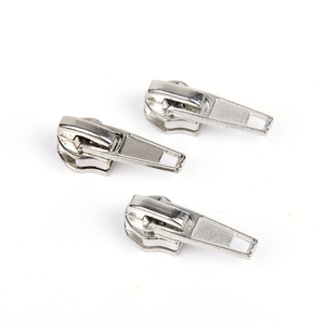 DAWEI Factory Fashion Customize Zipper Slider Head and Puller Nickel Free Zip Slider Puller Zinc Alloy for Handbags