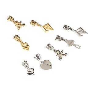 Fashion Factory Direct Sales Auto Lock Zip Pull Custom logo Zipper Sliders for Making School Bags