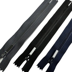 Wholesale Customized 3# Auto Lock Resin Zipper Plastic Zipper with End Close for Clothing Bag Pocket Home Textile