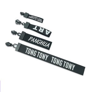 2025 New Arrival Webbing Woven Tape Zipper Pulls 5# Zipper Sliders for Clothes