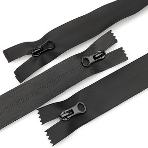 Wholesale Black Waterproof Zipper High Quality Oem Available 5# TPU Close-end Zipper for Garment Bag