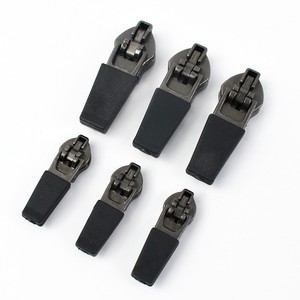Meetee BD061 5# DIY Sewing Bag Zippers Head Pulls Waterproof Nylon Zips with Reverse Installation Invisible Zipper Sliders