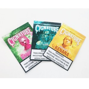 Child Proof Zipper Custom Printing Plastic Reusable Zipper Pouch Packaging Bag Cigarettes and Tobacco Custom Mylar Bag