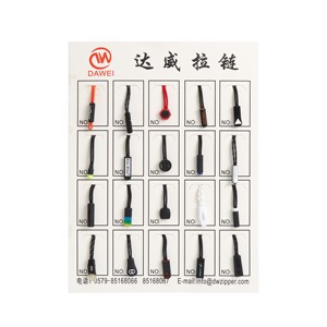 Personalized Embossed Logo Zipper Puller Simple Fashionable Plastic for Backpack and Bag Rope Zipper Slider with Cord