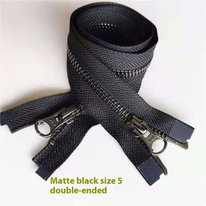 For YKK No. 5# Double-Ended Eco-Friendly Brass Metal Zipper Double-Open Long Zipper for Clothing & Leather Jackets Accessories