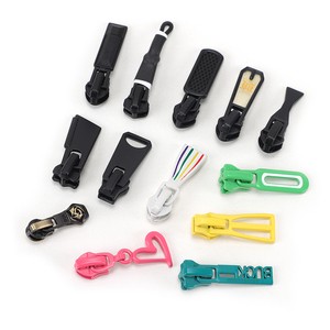 Manufacturers 5 Zip Head Brass Metal Customized Logo Zipper Pulls Zipper Lock for Clothes