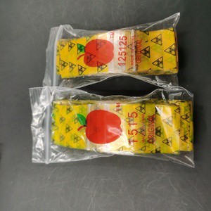 Eco-friendly Customized Gift Drugs Pills Packaging Small Size Plastic Zip Lock Bag