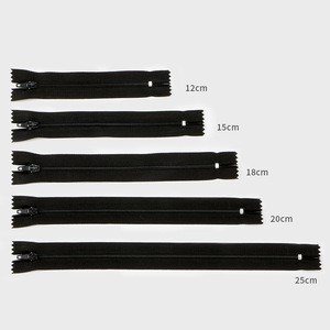 Factory Stock 20CM Nylon Closed Tail Pants with 3 Access Control Eco-Friendly Plastic Zipper for Garments