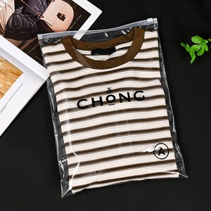 Custom Zip Lock Bags for Clothes With Logo Printed Zipper Recycle Plastic Bags Packaging Bag Clothing Ziplock Bag Plastic Bags