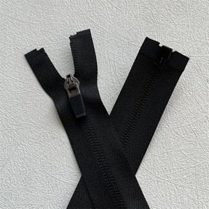 Rubber Puller Small Colored Nylon Zipper Cycling Zipper #3 Reversible Invisible Zipper